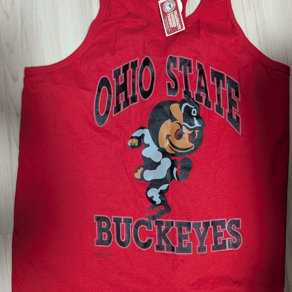 NCAA Tops - Ohio State Buckeyes Red Tank Top